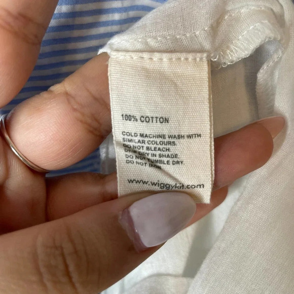 Wiggy Kit Summer Cottage Midi Dress Blue Multi - Picture 5 of 7